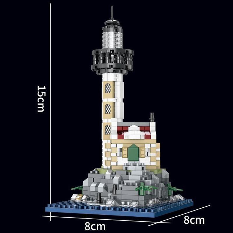 

Cape Lighthouse Building Block Assembly Educational Toys Compatible Fisherman s Hut Street View Series Building Adult Ornaments