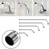 Shower Head Extension Pipe Tube Extender Stainless Steel 15-35cm Arm Tube