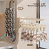 Balcony Drying Rack Folding And Rotating No Punching Suction Drinking Cup Wall Mounted Sock Rack Home Use Storage Durable