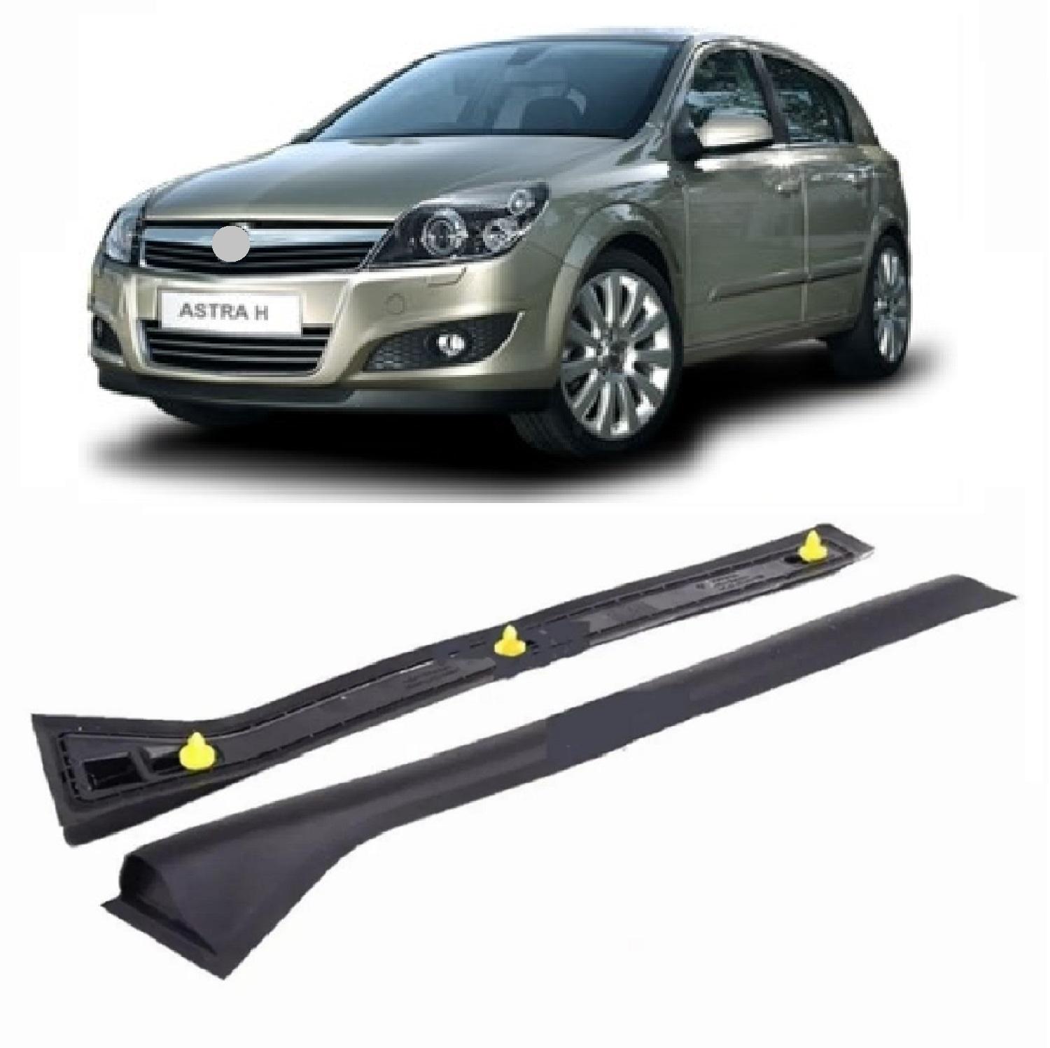 

Для OPEL ASTRA H, HB (2004-2013) / ОПЕЛЬ АСТРА МК5 (2004-2010) Комплект накладок на центральную стойку, правая и левая стороны чёрный