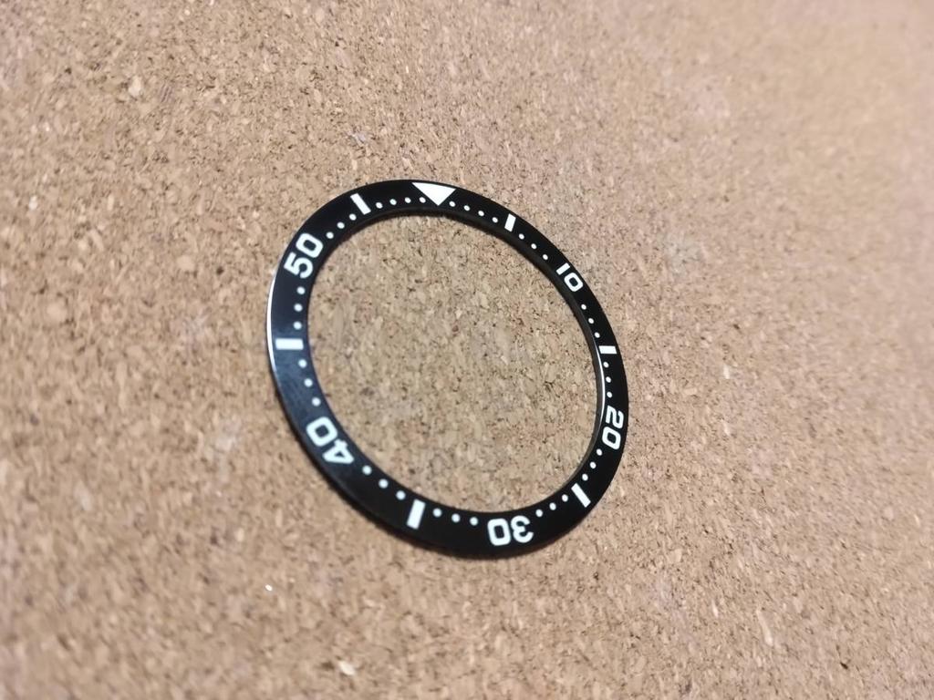 Aftermarket SEIKO ceramic bezel insert for reissue third-generation models, type, luminous, black, SRP777, 779