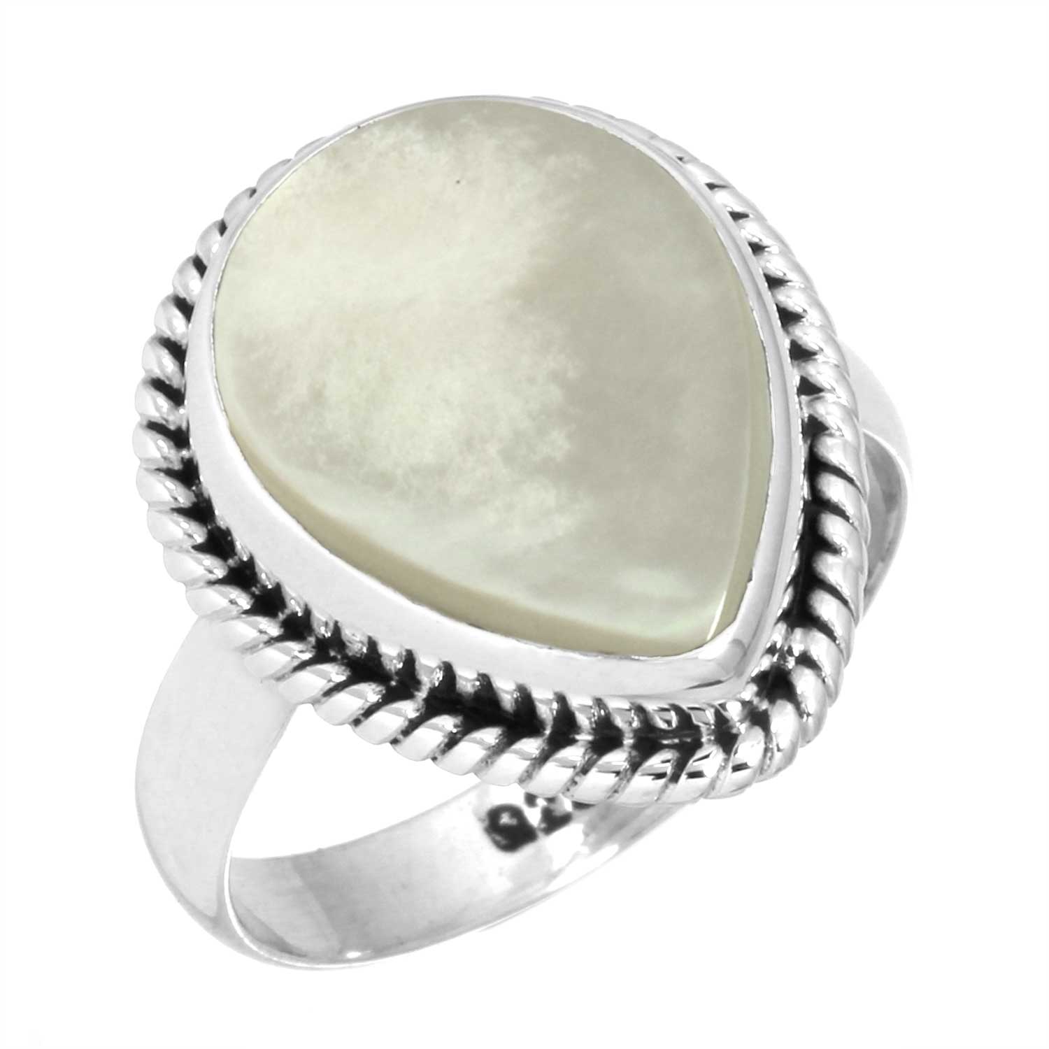 

925 Sterling Silver Ring Women Gemstone Handmade Jewelry Thanksgiving Gift Blue Green Purple Copper Turquoise Pearl Lapis Mother Of Pearl Cocktail 13 мать жемчужного