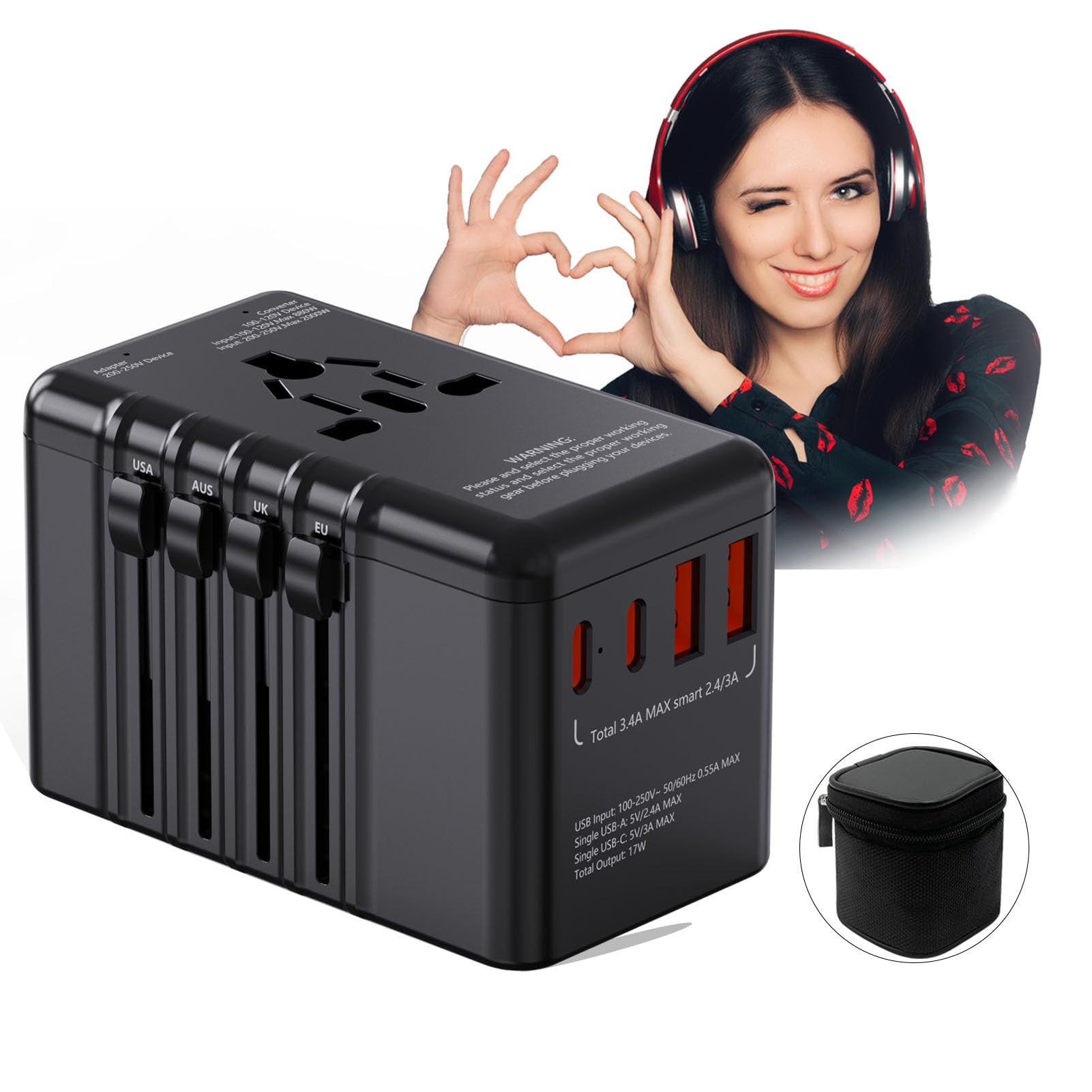 

Upgrade Pure Sine Wave Transformer Dryer for Overseas Travel 2000W Maximum Compatible with Japanese 100V Electrical Products in 220V to Integrated