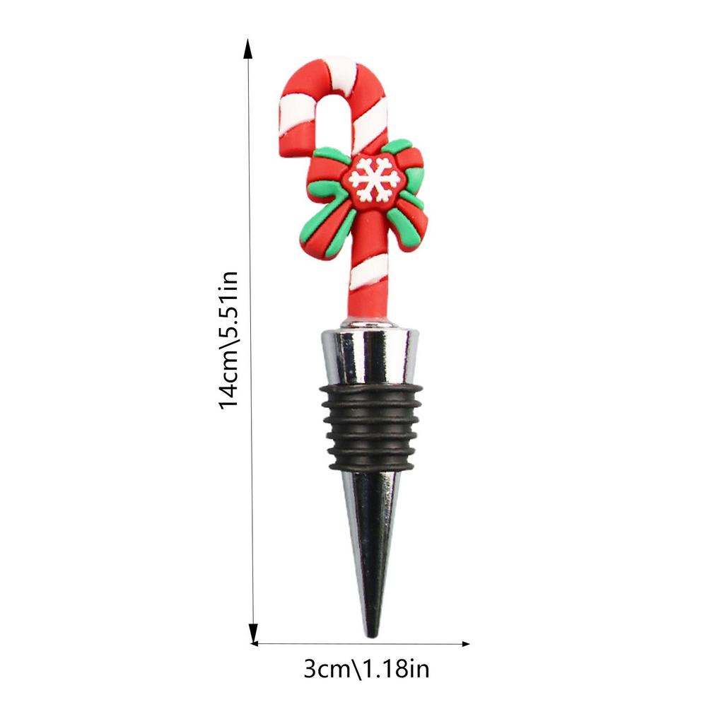 

Wine Bottle Stopper Christmas Series Santa Claus home theme Party Gift kitchen Bar Decor Sealed Fresh-keeping Champagne Stopper