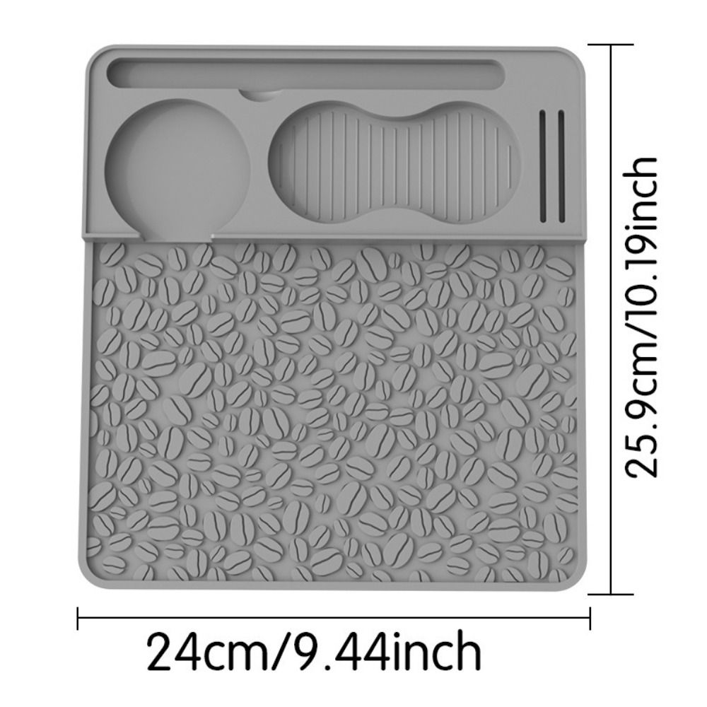 Non-Slip Espresso Tamping Pad Waterproof Coffee Powder Press Seat  Coffee Making