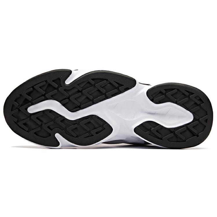 Anta Casual Shoes Men's Low Top Anta White/Black/Neon Bright Dark Red 11918881-6