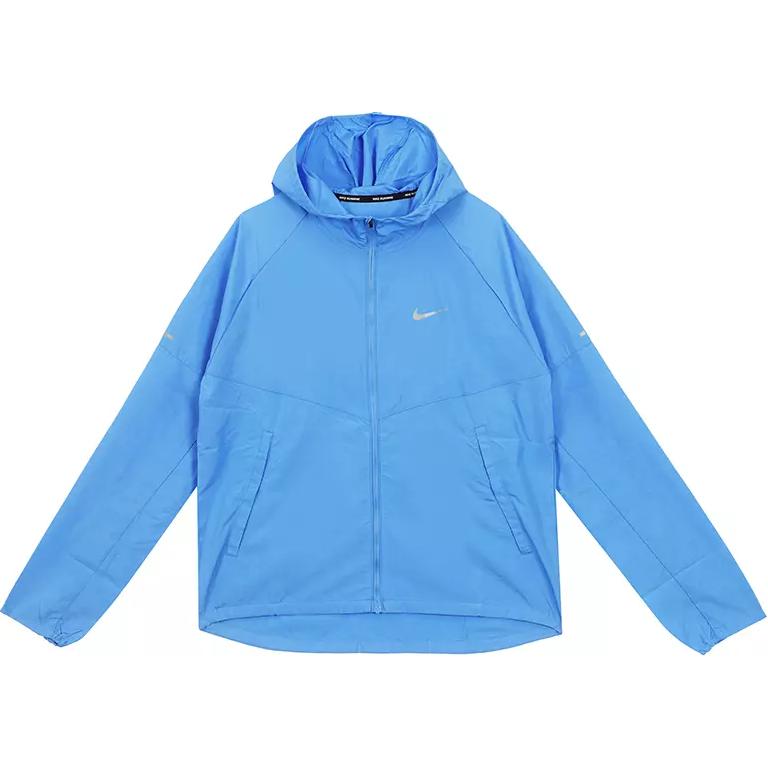 Nike Solid Color Long Sleeve Zip Jacket Men jackets Blue DD4747-412