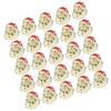 25pcs Brooch Pin Badge Christmas Theme LED Luminous Party DIY DecorationSanta Claus