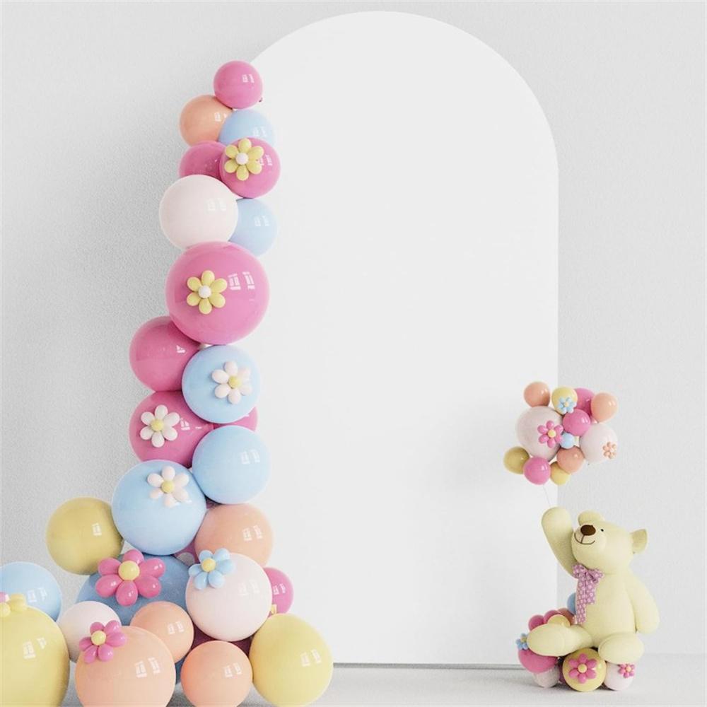 5FT 65x150cm U-Shape Backdrop Arch Frame Stand Elastic Cover for Wedding Ceremony Birthday Party