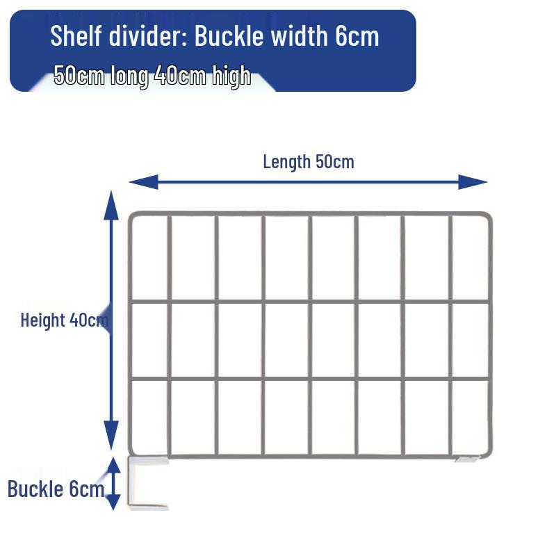Warehouse Shelving Divider Mesh Grid Partition for Storage and Display Racks