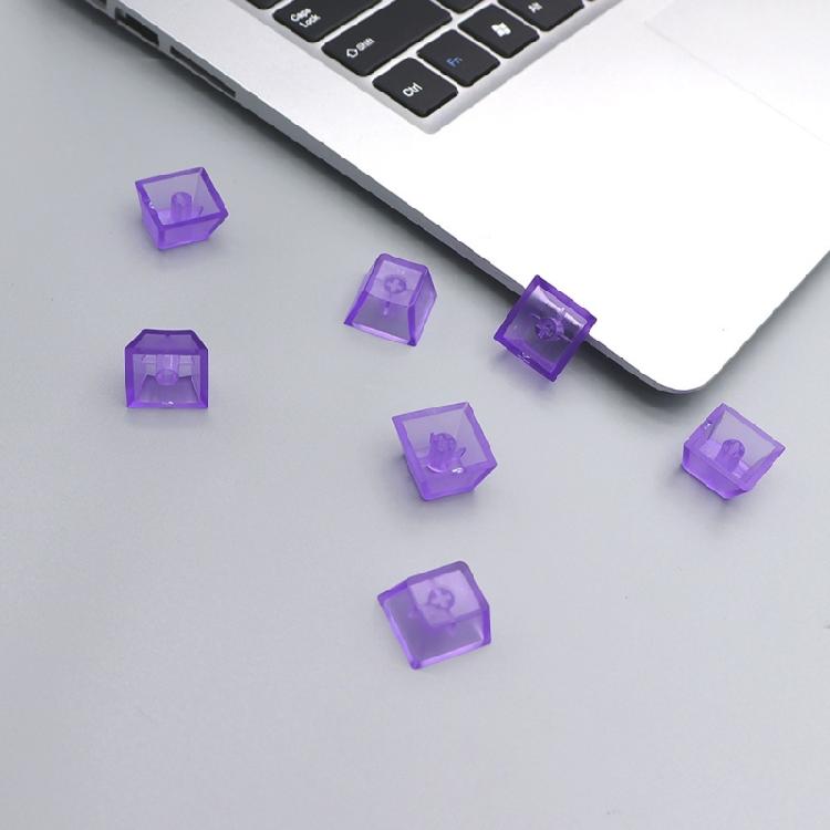 Original Height Keycaps Matte Frosteds Texture NonEngraved Transparents Keycaps Mechanical Keyboards Replacement Parts