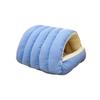 Small Cozy Pet Sleeping Bed for Cats and Dogs, Soft Ribbed Velvet for Indoor Use