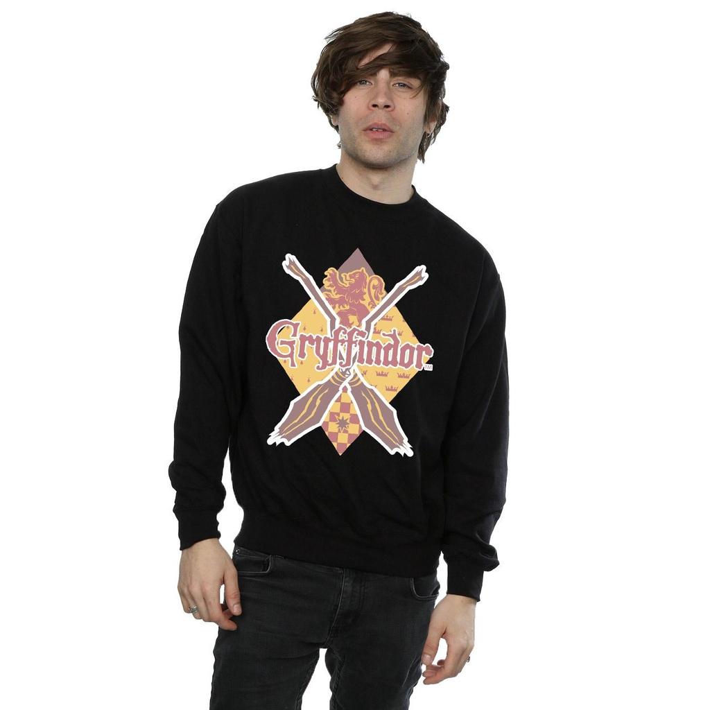 Harry Potter Mens Gryffindor Lozenge Sweatshirt