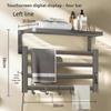 Bathroom Electric Bath Towel Carbon Fiber Warmer Heating Towel Rack Intelligent Constant Temperature Towel Dryer Shelf