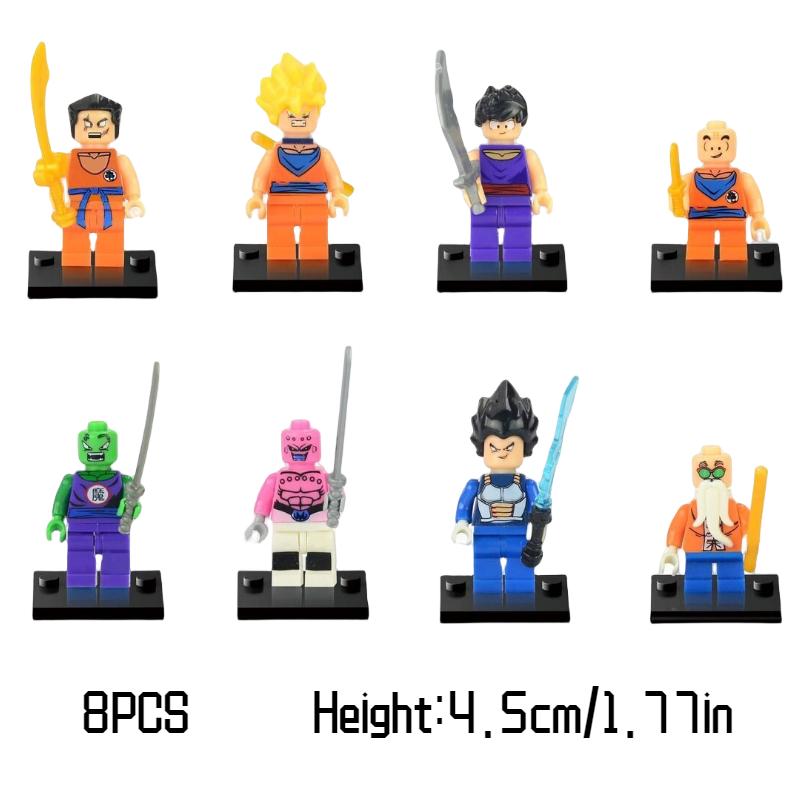 

Ball 8pcs Dragon Son Goku Mini Figures Building Blocks Diy Gift Kids Puzzle Toy