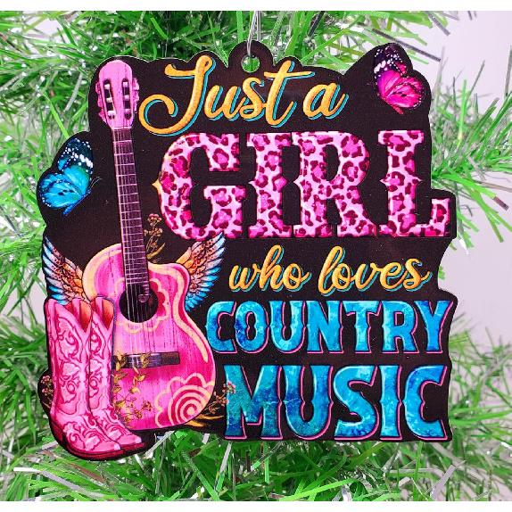 Универсальное украшение в стиле кантри - Просто девушка, которая любит кантри-музыку