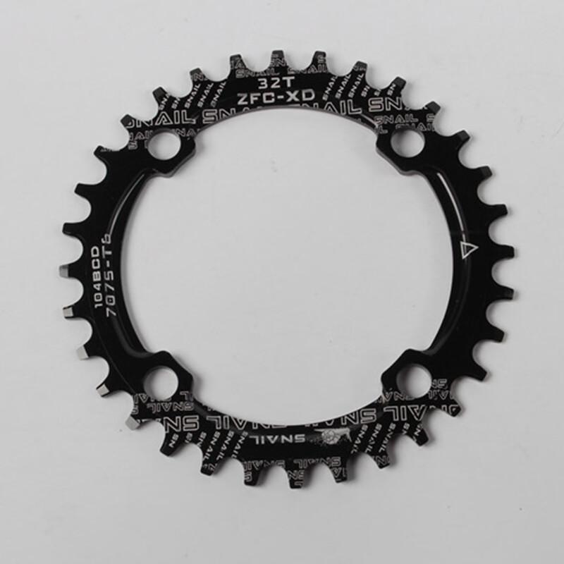 Mountain Bike Oval Single Chainring 104BCD