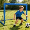 Full Soccer Practice Collection With Foldable Goal Exercise Markers And Inflator For Indoor Outdoor Tasks