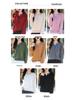 2025 Spring Women's Round Neck Velvet Cardigan Sweater
