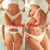 5PCS Women Ice Silk Seamless Underpants Panties Sexy V-Waist Sport Thongs Low Rise 10 Soild Colours Breathable G-string