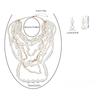 Elegant Multilayer Pearls Necklace and Earrings Set for Women Featuring Handmade Beading and Fashionable Designs