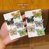 10 colorful random butterfly hair clips for daily use as hair accessories