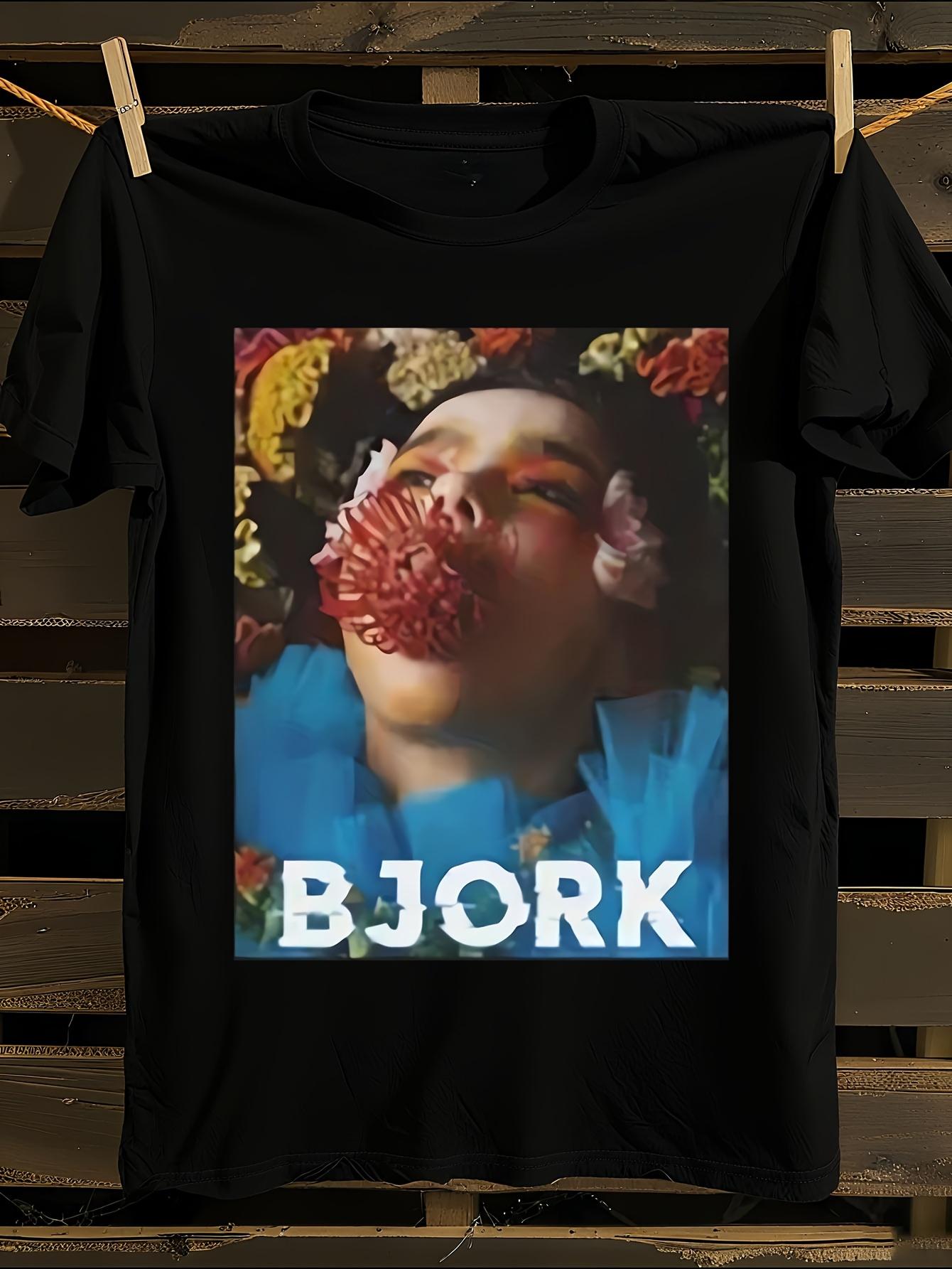 Bjork-Inspired Vintage Tshirt Vintage 90s Music Tshirt S