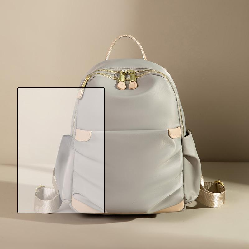 New Backpack for Women Oxford Cloth Large Capacity Backpack Student Schoolbag Light Travel Bag Versatile Mommy Bag