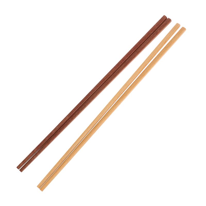 1Pair 2Colors 32Cm Long Size Deep Fry Noodle Chopsticks Food Sticks Chinese Style Lengthen Hot Pot Wooden Cooking Chopsticks