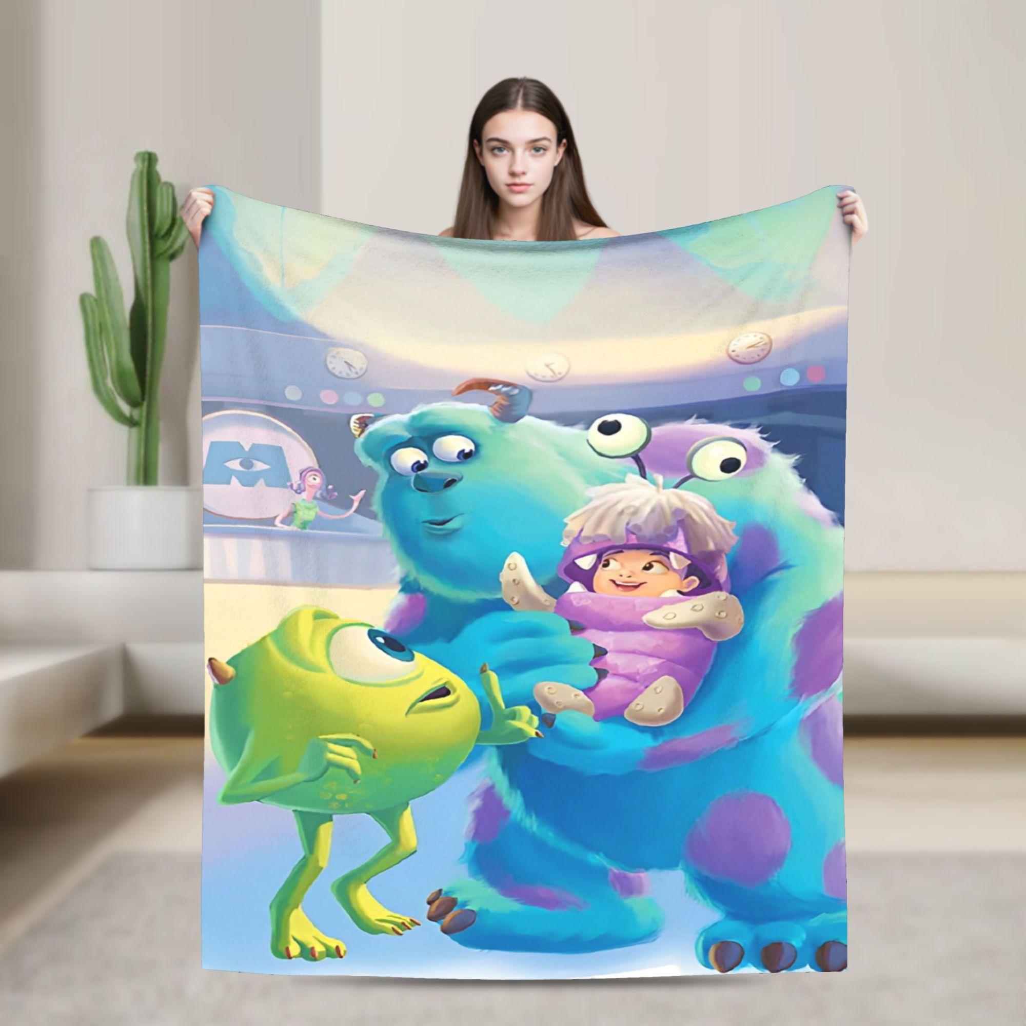 

Monsters, Inc. Blankets Cartoon comedy Plush Awesome Soft Throw Blanket for Bedding Lounge Spring/Autumn 30x40in