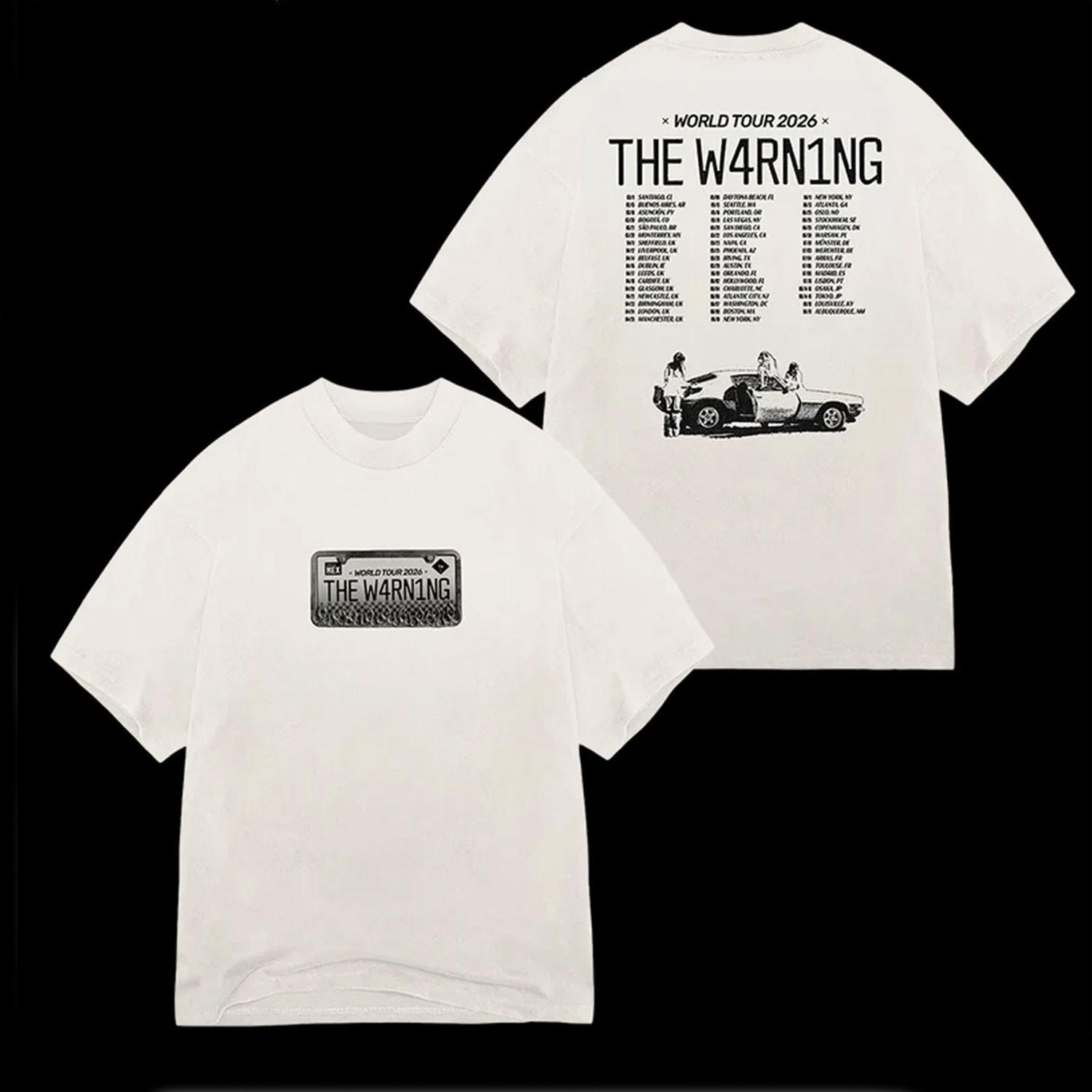 HOT The Warning Band TW World Tour 2026 T-shirt REPRINT XXXXL