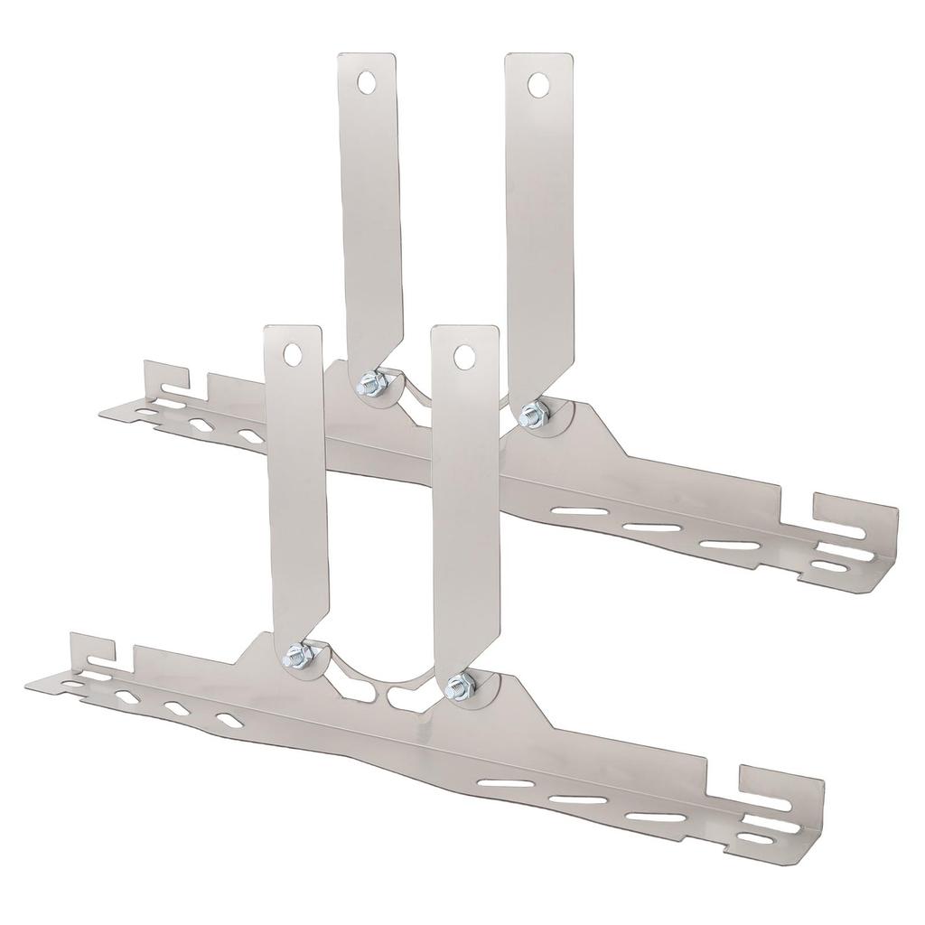 2 Sets Wheel Alignment Tool Alloy Steel Silver Color Wheel Angle Alignment Tool with 2PCS Tape