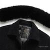 Men's Winter Plush Wool Coat, Warm Long Chenille Jacket for Middle-Aged and Elderly