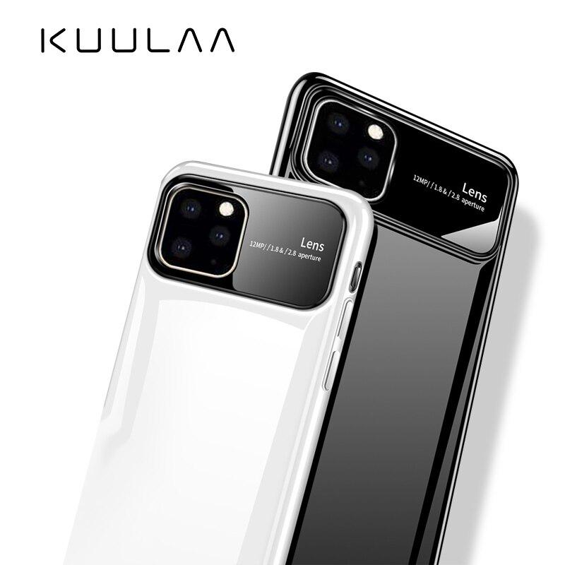 KUULAA Cover For iPhone 11 Pro Max Case Luxury Colorful Lens Glass