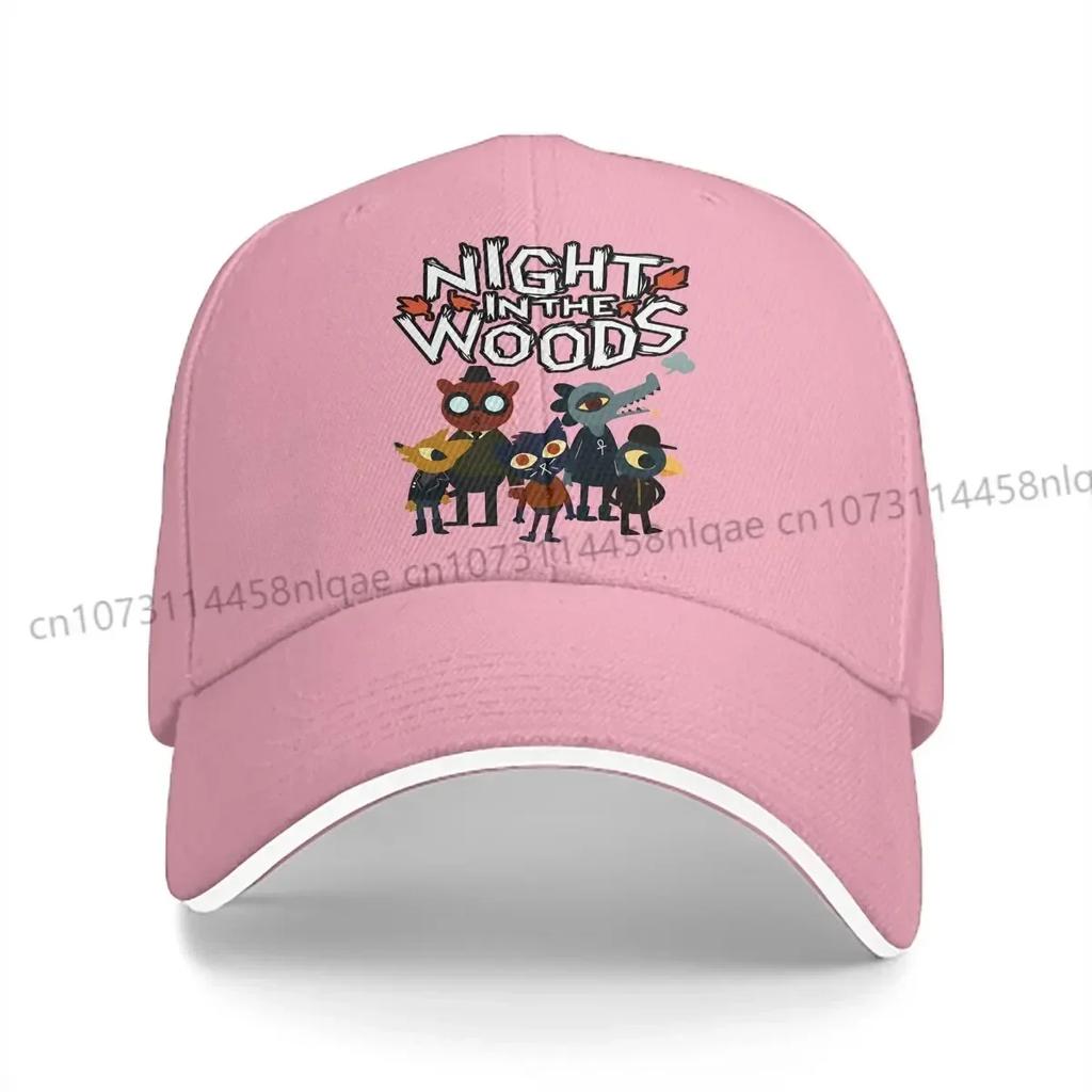 Team Night In Woods Multicolor Hat Peaked Womens Cap Personalized Visor Protection Hats