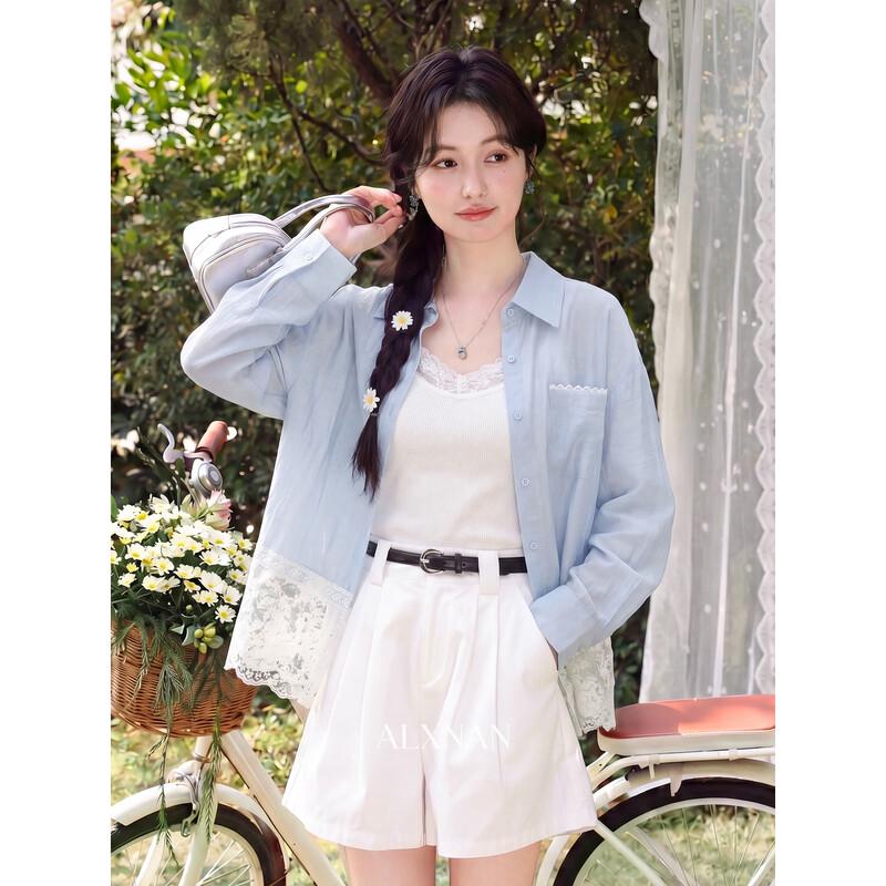 Deer Xiangnan French Style Sun Protection Long Sleeve Shirt M
