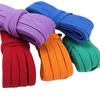 Polyester Rubber Woven Knitting Elastic Cord Band 1mm 1.5mm 2mm 3mm Braided Elastic Cords String With Colorful Round