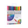 Washable Soft Tip Watercolor Markers - Double-Ended Paintbrush Pens Set for Kids