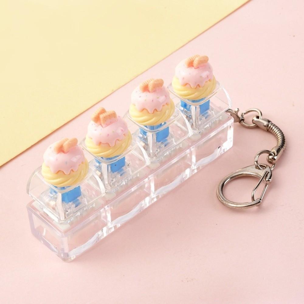 Mechanische Tastenkappe Tastatur Klicker Spielzeug Schlüsselanhänger Fingerdruck Tastenkappe Schlüsselanhänger Partygeschenk