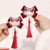 2024 New Chinese New Year Hair Clip Hanfu Accessories Chinese Style Children Cute Tassel Hair Clip Princess Hair Clip Headwear