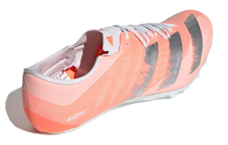 adidas Adizero Prime Sprint Spikes Low Top Running Shoes Men's Pink Silver EE4586