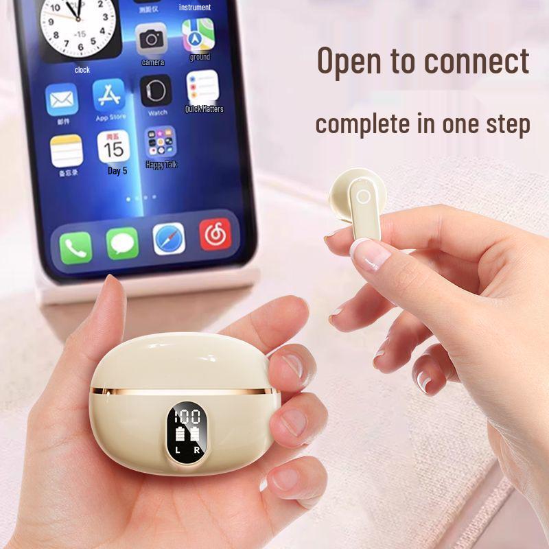 NE-110 TWS True Wireless Bluetooth Earbuds with Digital Display & In-Ear Stereo
