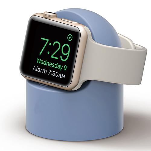 Charger Station For Apple Watch Ultra 11 10 9 8 7 6 SE 44 40 45 46 42 49 mm Silicone Charging Dock Apple watch Band accessories