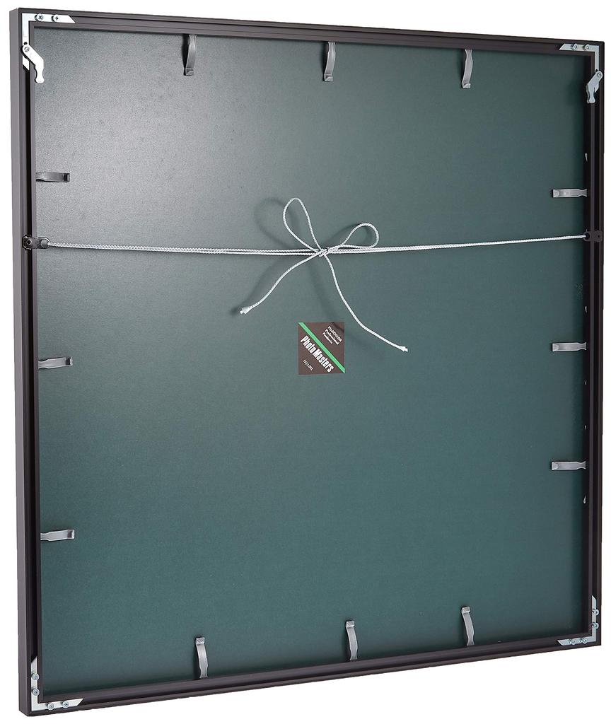 FUJICOLOR Picture Frame Square Mat Frame HQA202 Acrylic A3 Novi Aluminum Black 303166