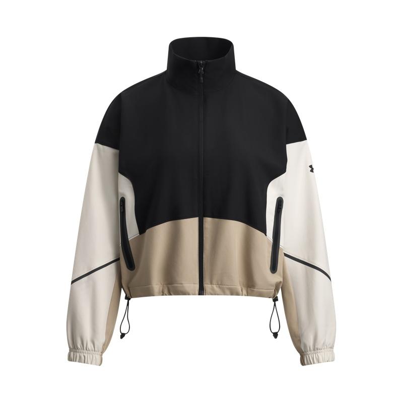 Under Armour Неудержимая Короткая Удобная Минималистичная Цветные Блоки Теплая Куртка Женские куртки Черный 1374889-004 M