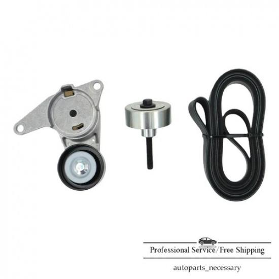 Serpentine Belt Component Kit For Buick Enclave Chevy Traverse GMC Acadia 3.6L