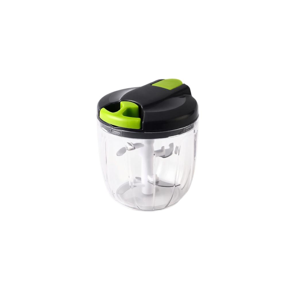Manual Garlic Chopper Hand Pull Food Processor for Garlic Onion Vegetable Nuts Herbs with Stainless Steel Blades and NonSlip Base for Kitchen Use