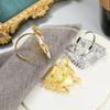 New House Napkin Ring Creative Versatile Napkin Rings for Christmas Hotel Western Restaurant Table Napkin Holder for Christmas