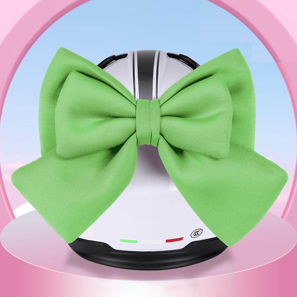 Motorcycle Helmet Bow Decoration Electric Bike Helmet Car Body Decoration Accessories Bowknot Suction Cup Type For Girl Women