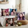 Singer Jang Won-Young Pillow Case Home Decoration Cushion Cover Suitable For Bedroom Car Office Sofa